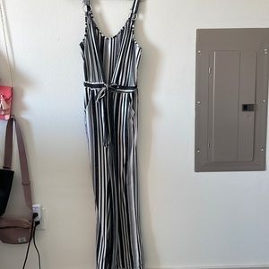 Striped jumpsuit